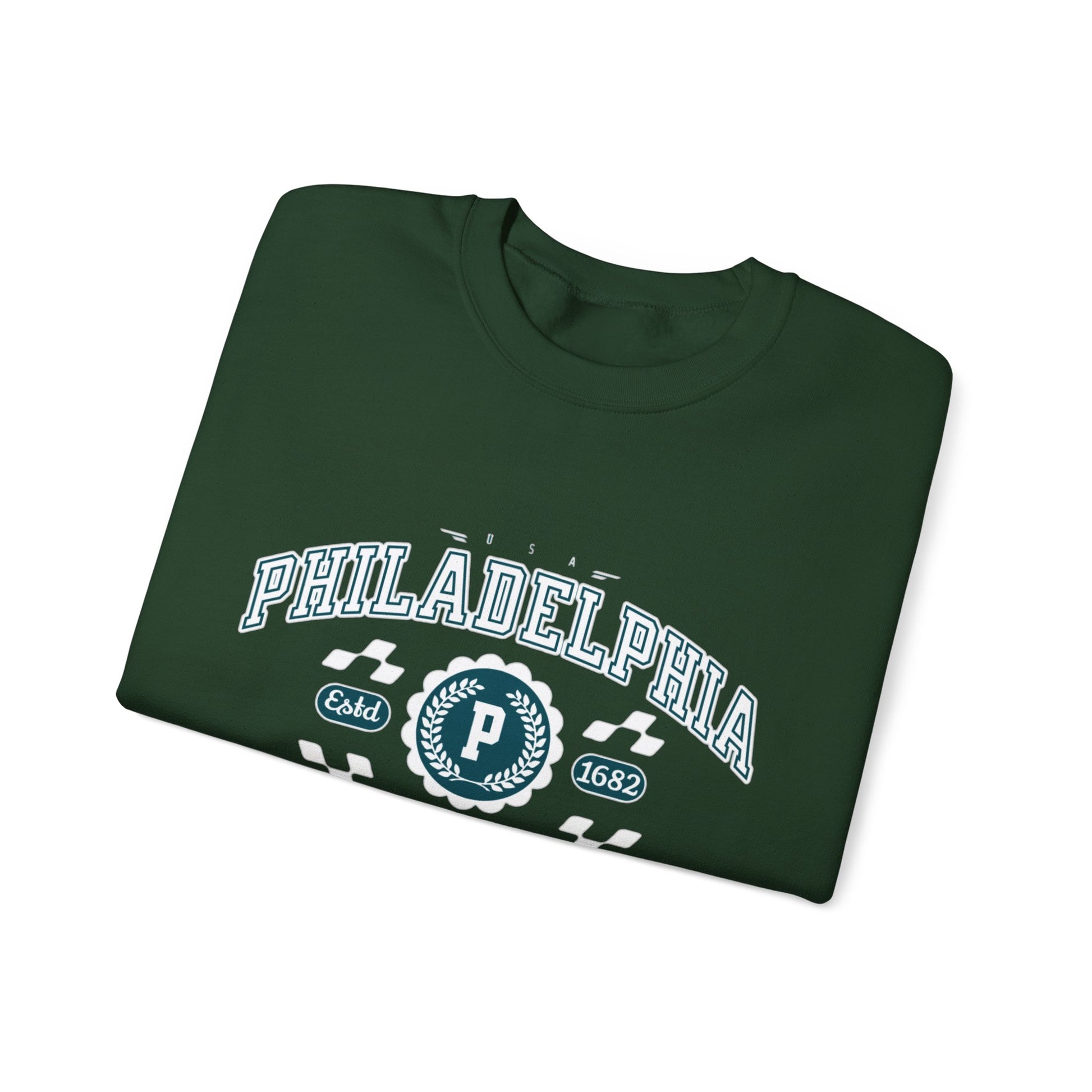 Vintage Philadelphia Pennsylvania Athletic Sports Design varsity pullover sweater Crewneck Sweatshirt - Jacketon