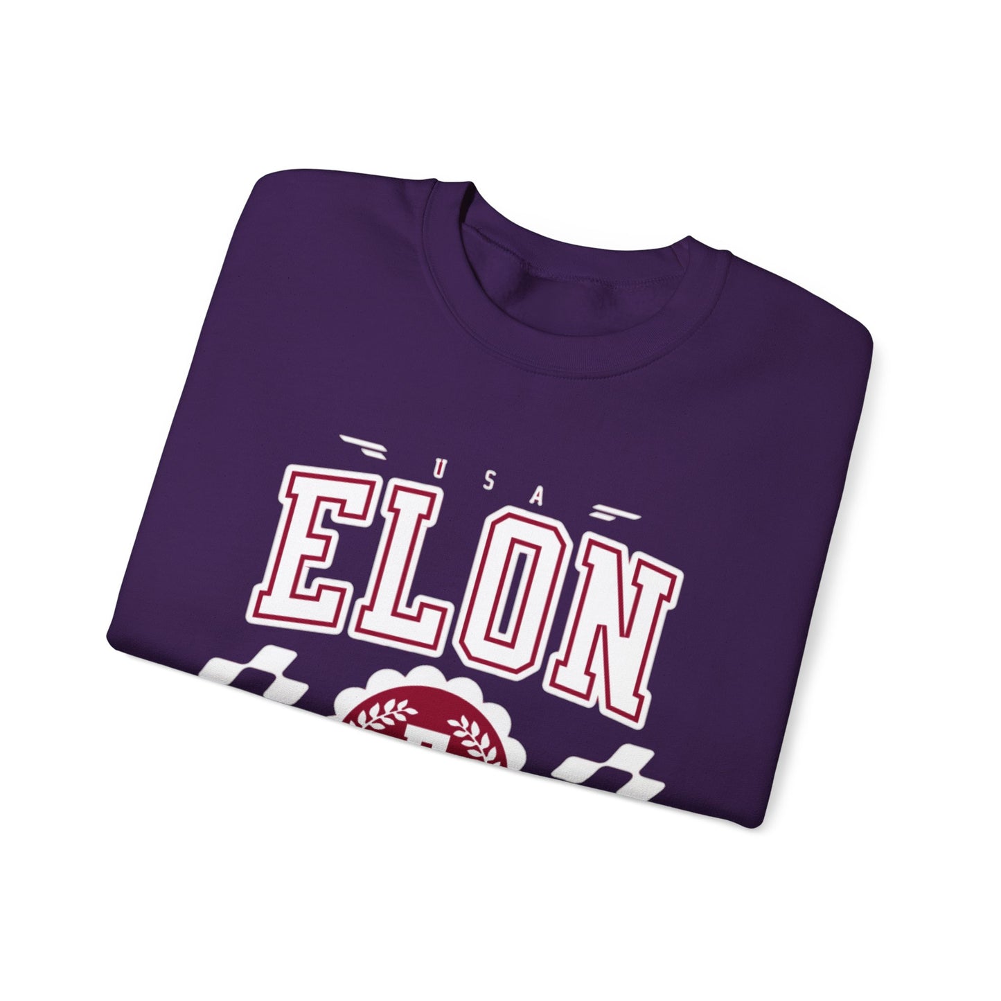 Vintage Elon North Carolina NC Athletic Sports Design varsity pullover sweater Crewneck Sweatshirt - Jacketon