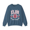Vintage Elon North Carolina NC Athletic Sports Design varsity pullover sweater Crewneck Sweatshirt - Jacketon