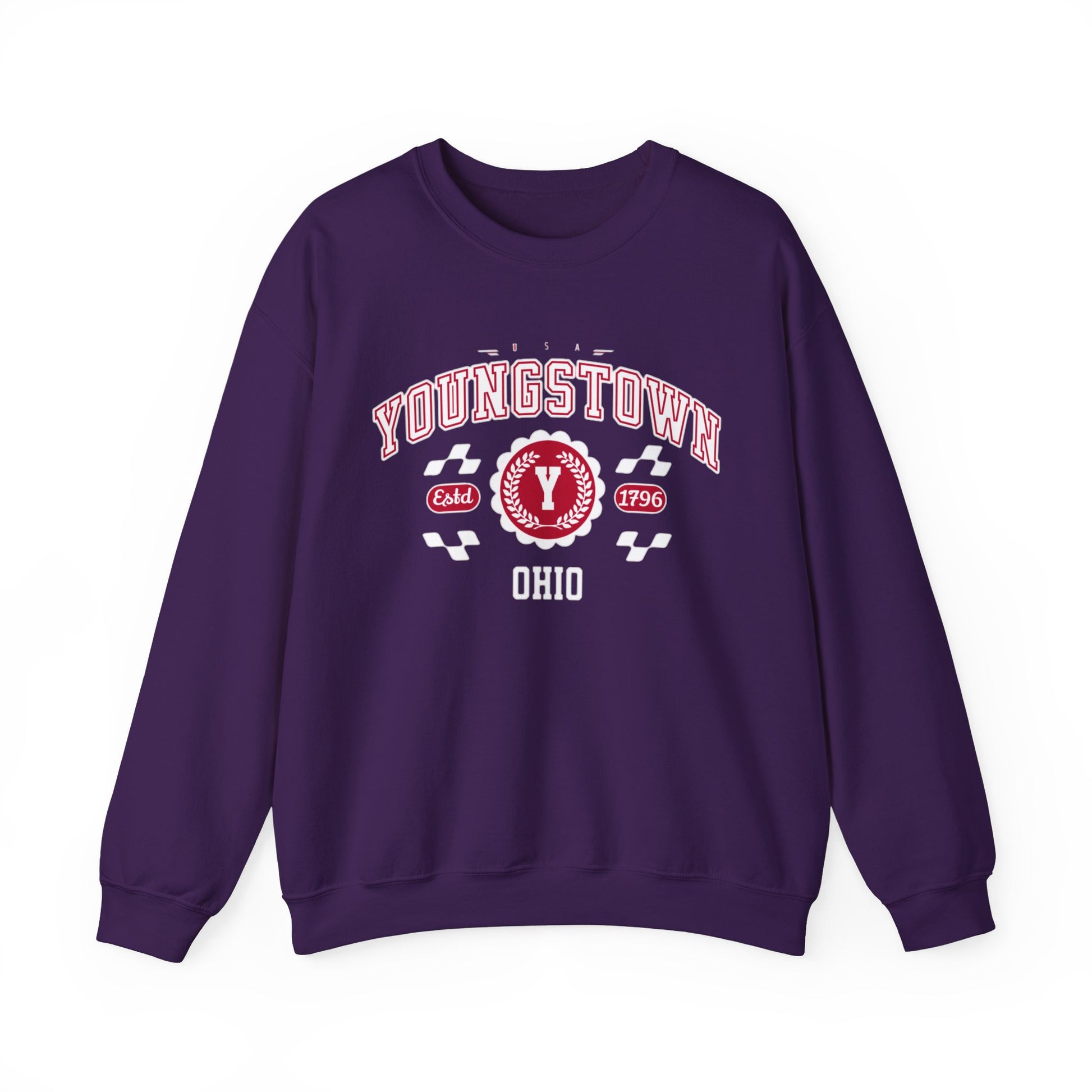 Vintage Youngstown Ohio Athletic Sports Design varsity pullover sweater  Crewneck Sweatshirt - Jacketon