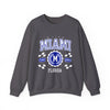 Vintage Miami Florida FL  Athletic Sports Design varsity pullover sweater  Crewneck Sweatshirt - Jacketon