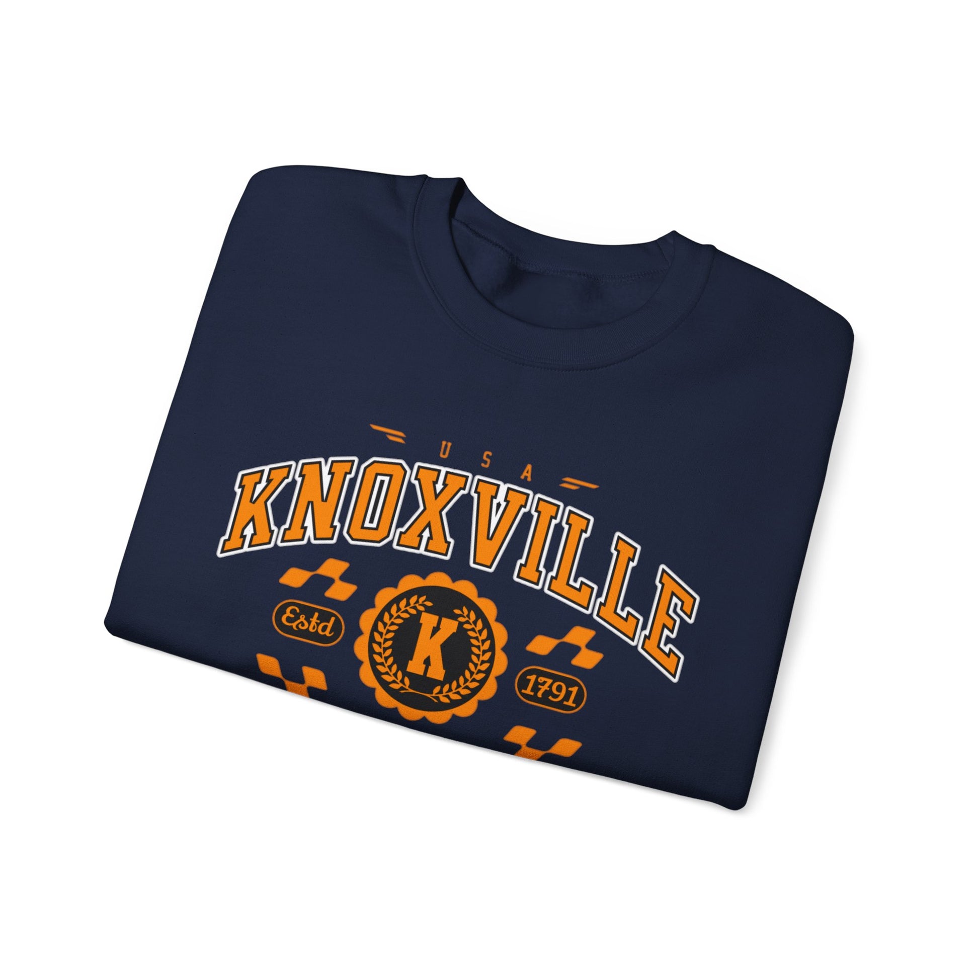 Vintage Knoxville Tennessee Athletic Sports Design varsity pullover sweater Crewneck Sweatshirt - Jacketon