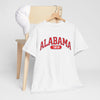 Alabama 1819 Unisex Heavy Cotton Tee, Soft Casual T-Shirt, Gift for Alabama Fans, Retro Style Tee, College Spirit Wear, - Jacketon