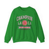 Sudadera urbana universitaria de cuello redondo de Los Ángeles, California: estilo informal y onda de la Costa Oeste