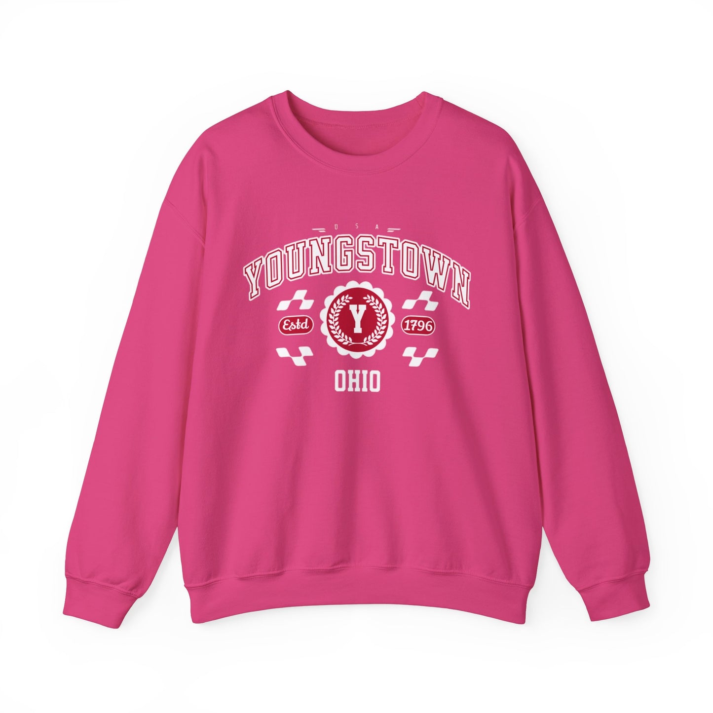 Vintage Youngstown Ohio Athletic Sports Design varsity pullover sweater  Crewneck Sweatshirt - Jacketon