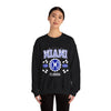 Vintage Miami Florida FL  Athletic Sports Design varsity pullover sweater  Crewneck Sweatshirt - Jacketon