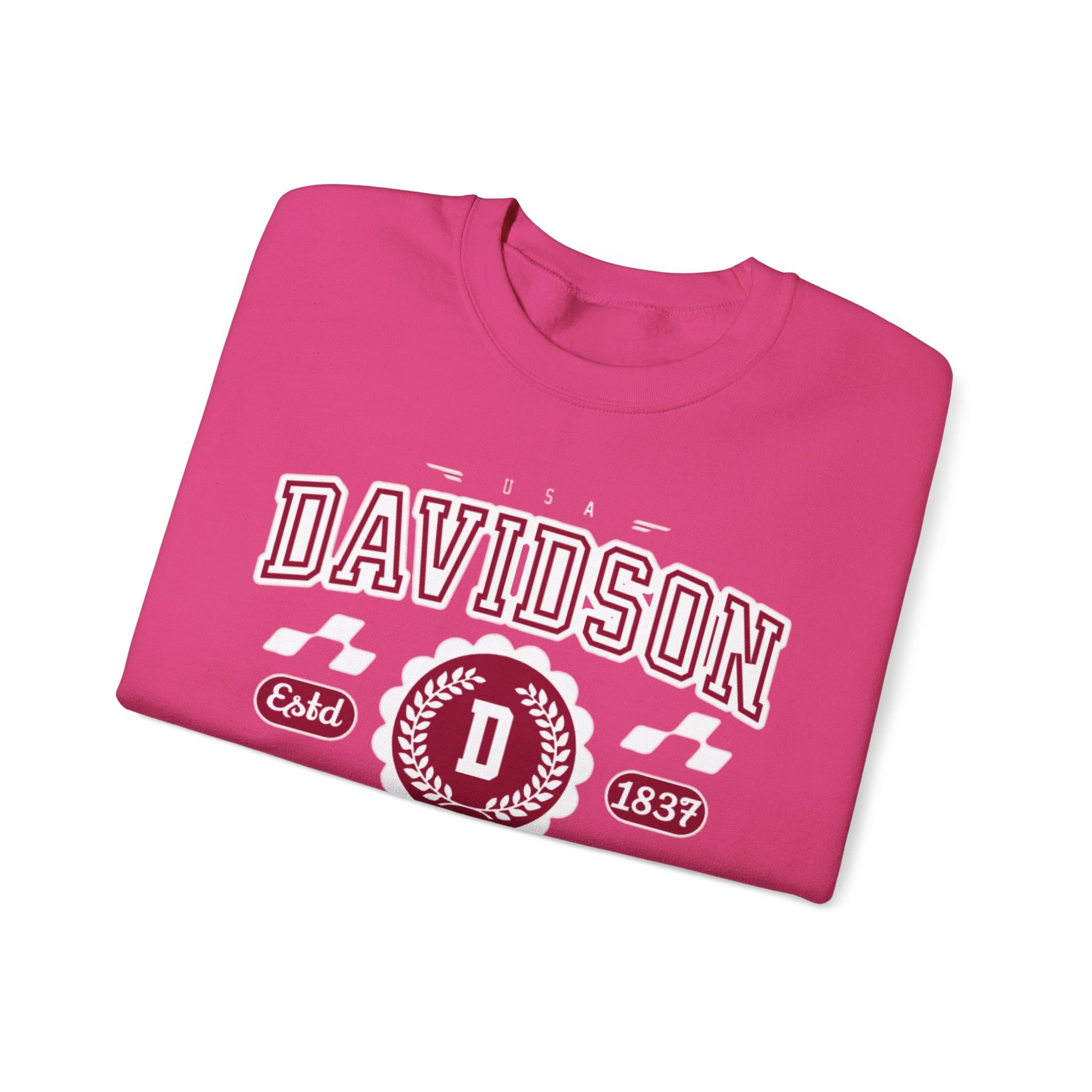 Vintage Davidson North Carolina NC Athletic Sports Design varsity pullover sweater  Crewneck Sweatshirt - Jacketon