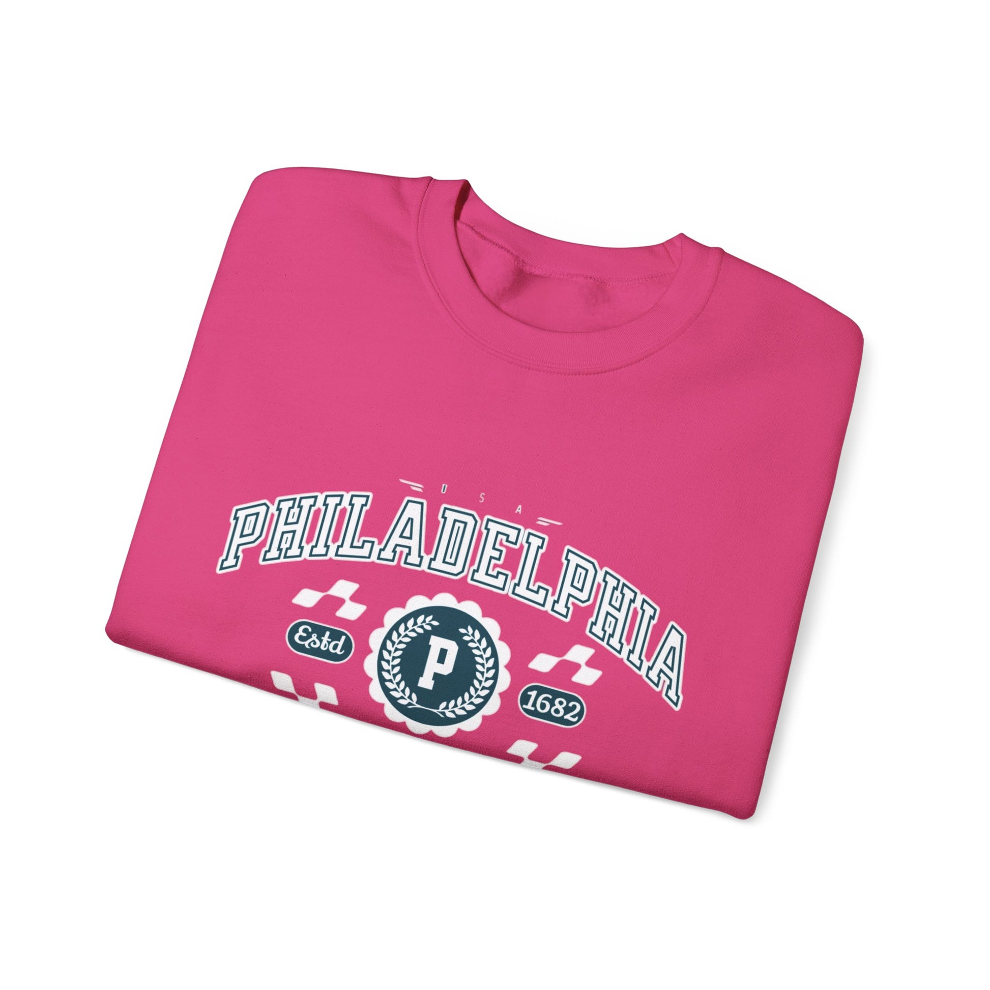 Vintage Philadelphia Pennsylvania Athletic Sports Design varsity pullover sweater Crewneck Sweatshirt - Jacketon