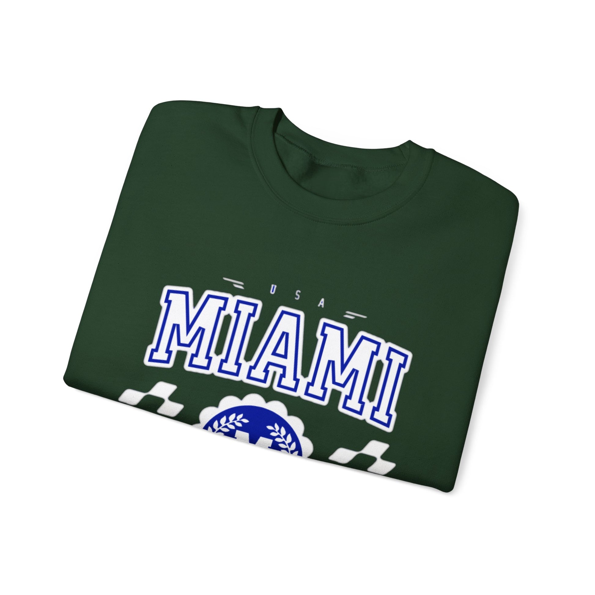 Vintage Miami Florida FL  Athletic Sports Design varsity pullover sweater  Crewneck Sweatshirt - Jacketon