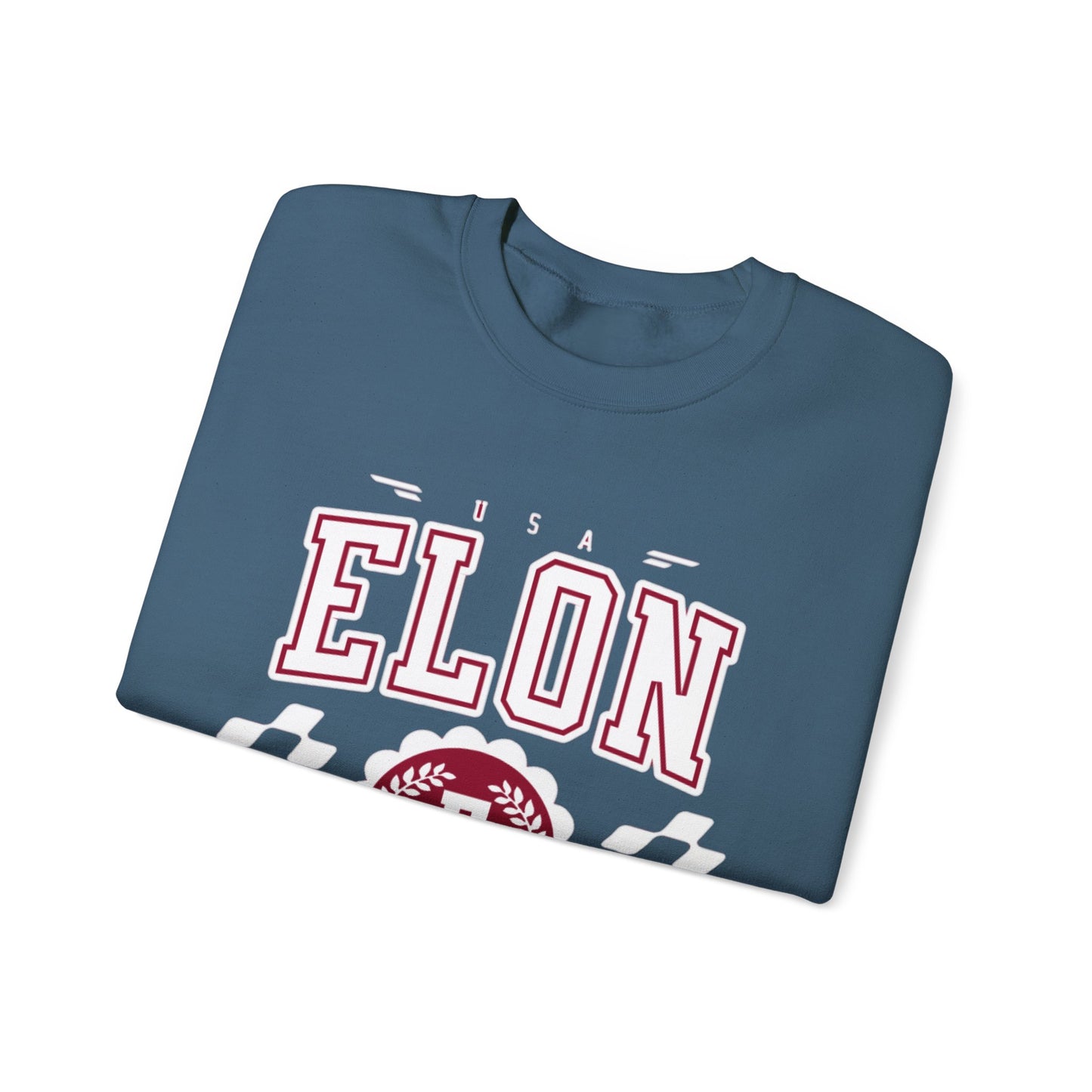 Vintage Elon North Carolina NC Athletic Sports Design varsity pullover sweater Crewneck Sweatshirt - Jacketon