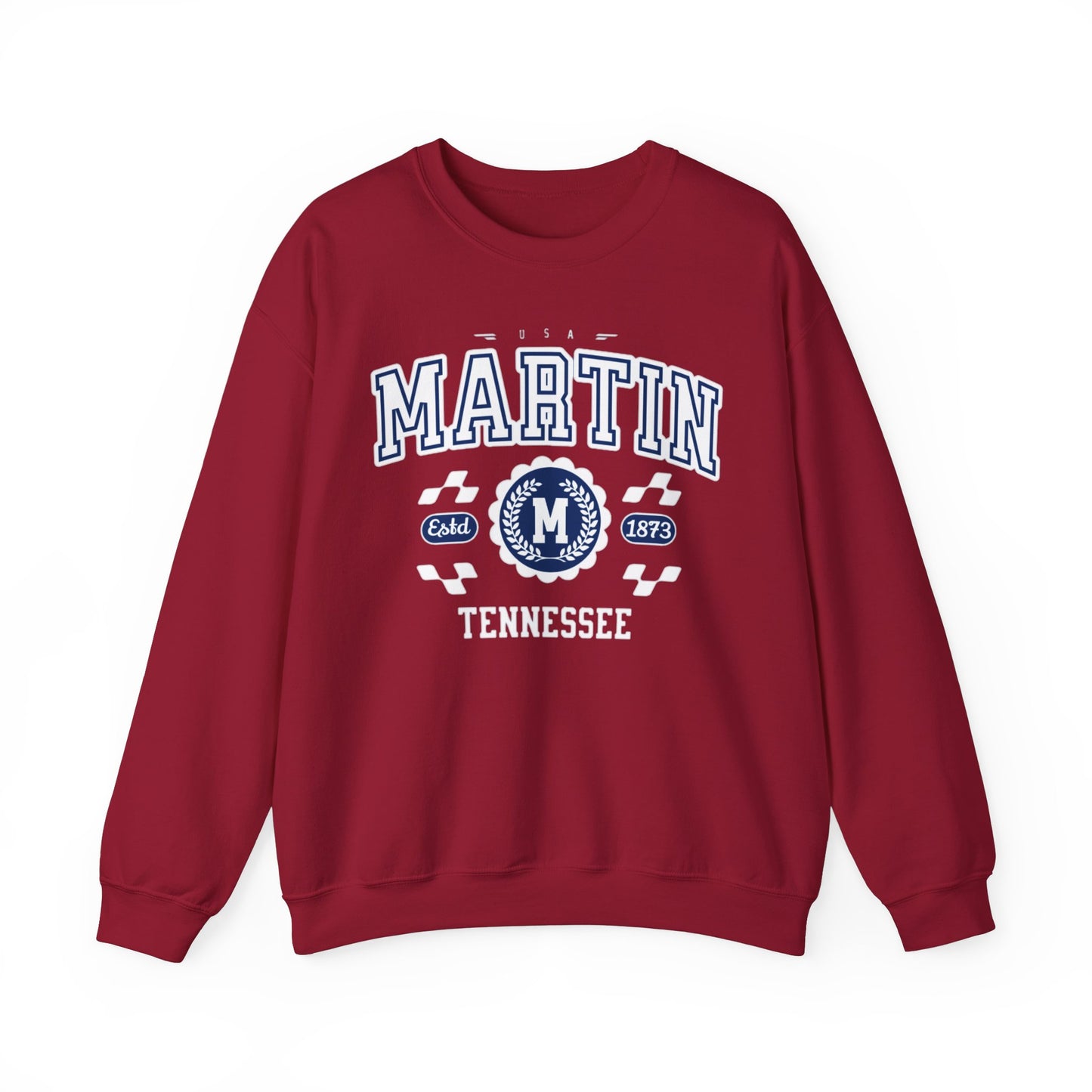 Vintage Martin Tennessee TN Athletic Sports Design varsity pullover sweater Crewneck Sweatshirt - Jacketon