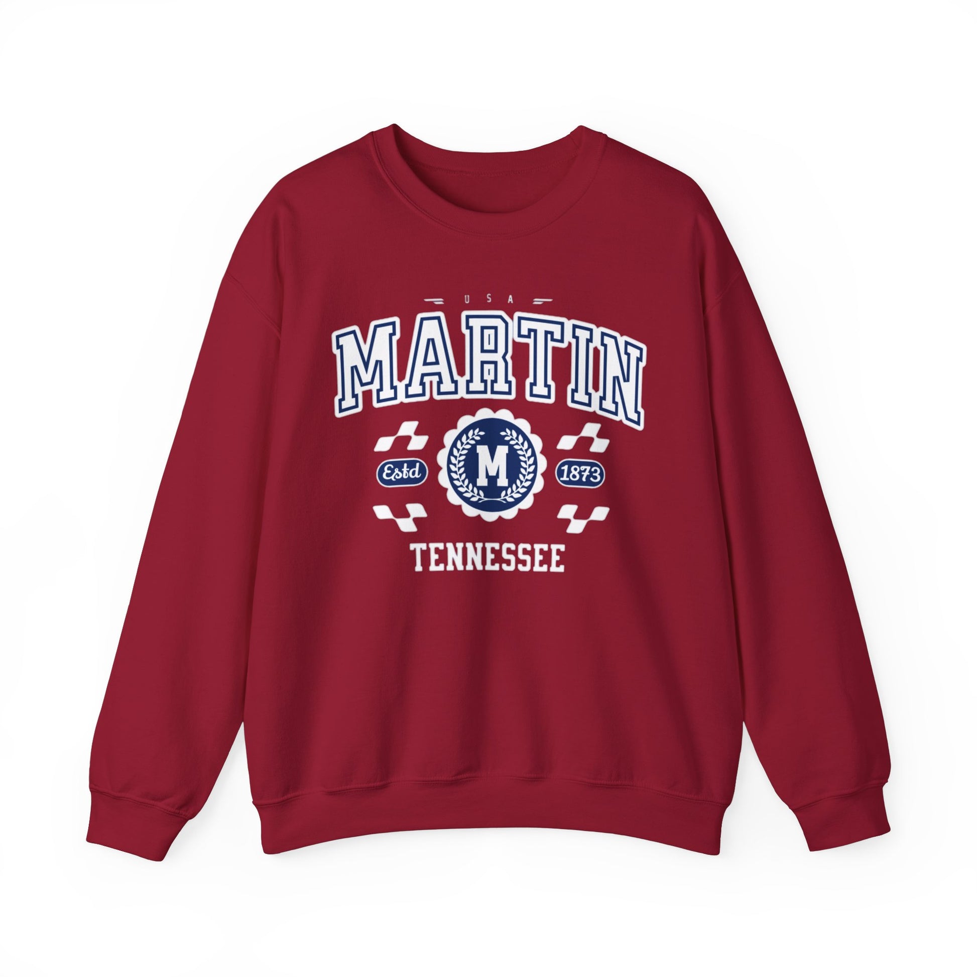 Vintage Martin Tennessee TN Athletic Sports Design varsity pullover sweater Crewneck Sweatshirt - Jacketon