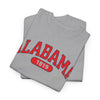 Alabama 1819 Unisex Heavy Cotton Tee, Soft Casual T-Shirt, Gift for Alabama Fans, Retro Style Tee, College Spirit Wear, - Jacketon