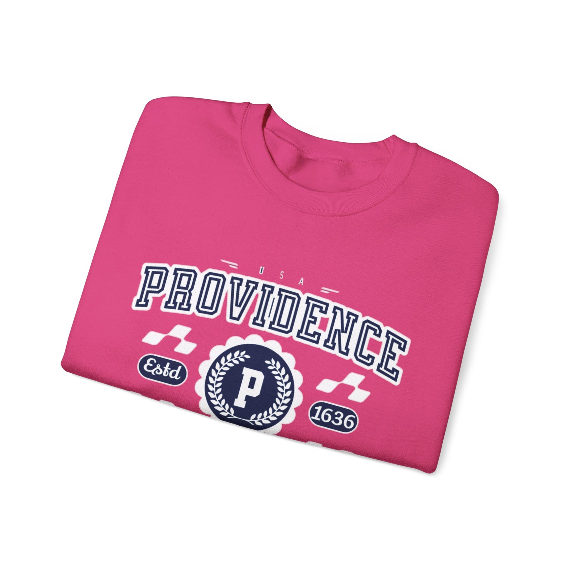 Vintage Providence Rhode Island Athletic Sports Design varsity pullover sweater Crewneck Sweatshirt - Jacketon