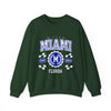 Vintage Miami Florida FL  Athletic Sports Design varsity pullover sweater  Crewneck Sweatshirt - Jacketon