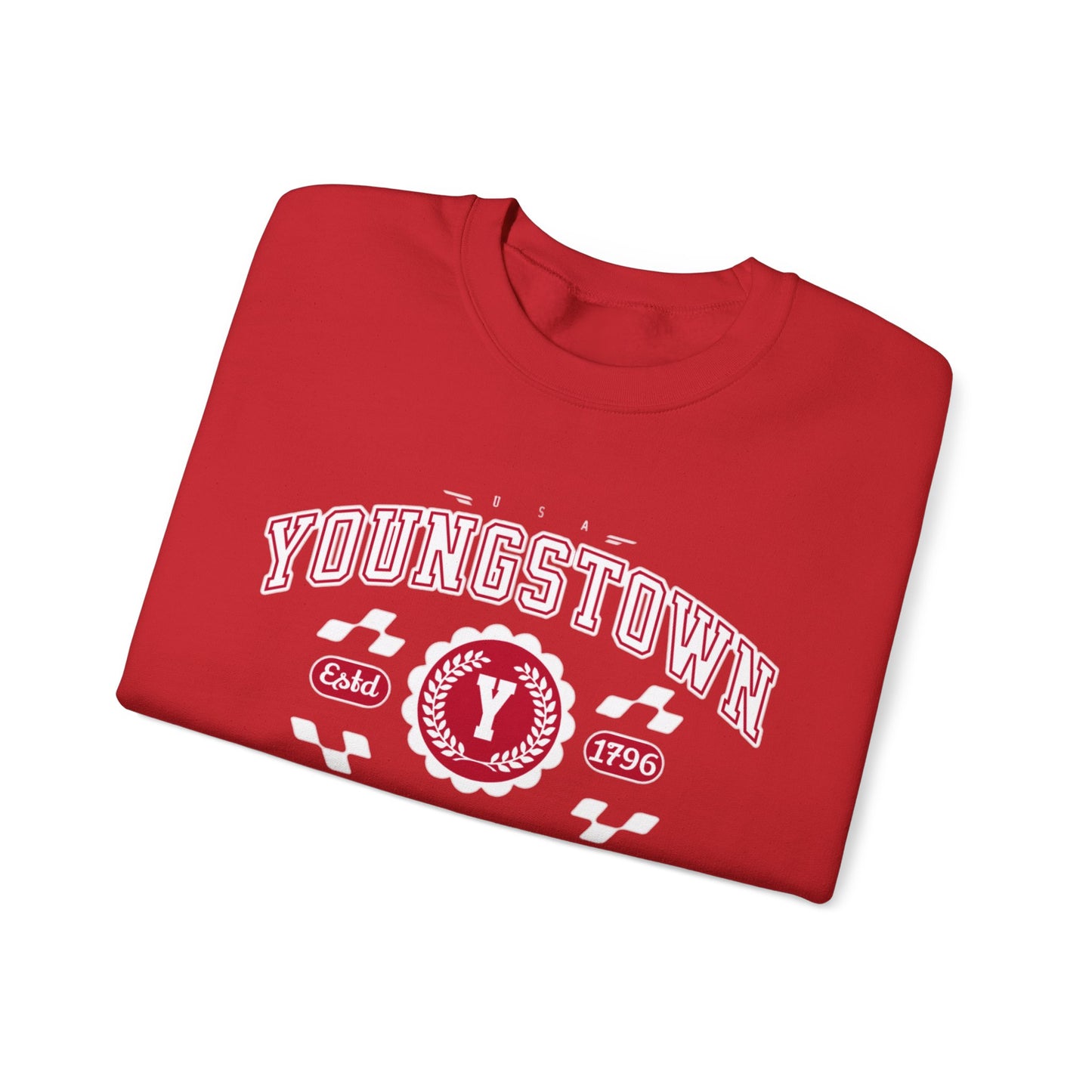 Vintage Youngstown Ohio Athletic Sports Design varsity pullover sweater  Crewneck Sweatshirt - Jacketon