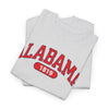 Alabama 1819 Unisex Heavy Cotton Tee, Soft Casual T-Shirt, Gift for Alabama Fans, Retro Style Tee, College Spirit Wear, - Jacketon