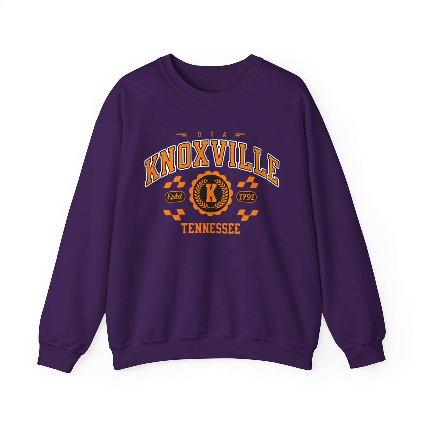 Vintage Knoxville Tennessee Athletic Sports Design varsity pullover sweater Crewneck Sweatshirt - Jacketon