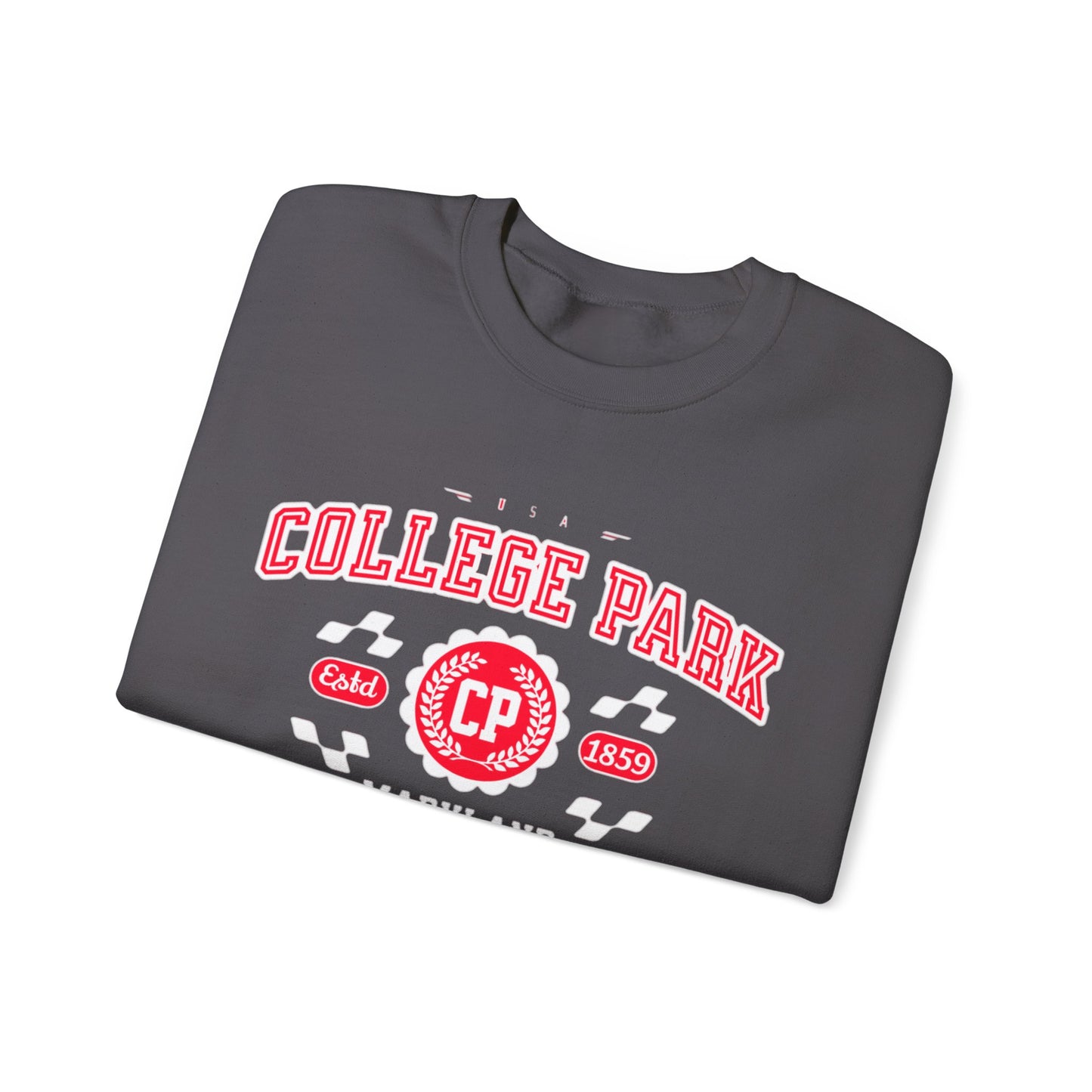 Vintage College Park Maryland Athletic Sports Design varsity sweater Crewneck Sweatshirt - Jacketon
