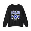 Vintage Miami Florida FL  Athletic Sports Design varsity pullover sweater  Crewneck Sweatshirt - Jacketon