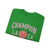 Sudadera urbana universitaria de cuello redondo de Los Ángeles, California: estilo informal y onda de la Costa Oeste
