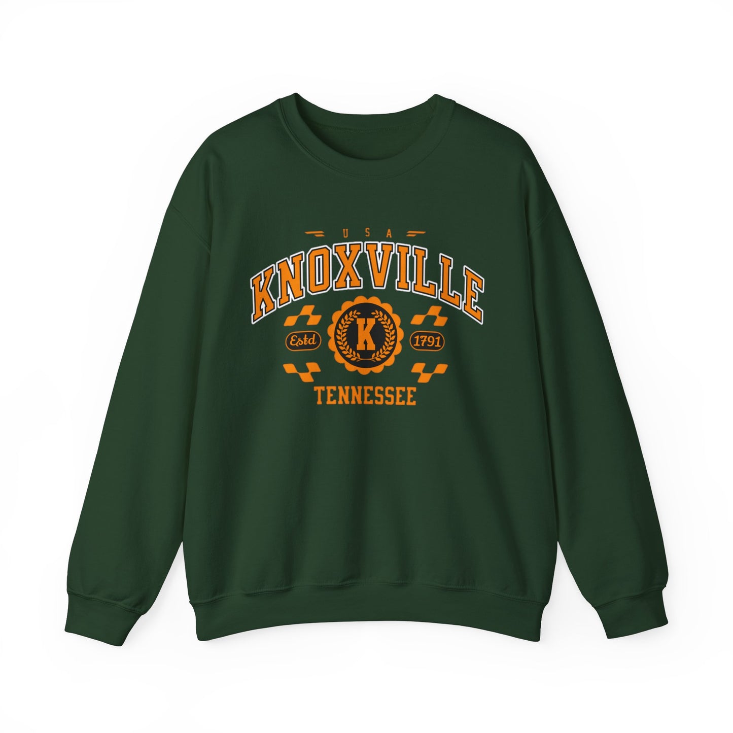 Vintage Knoxville Tennessee Athletic Sports Design varsity pullover sweater Crewneck Sweatshirt - Jacketon