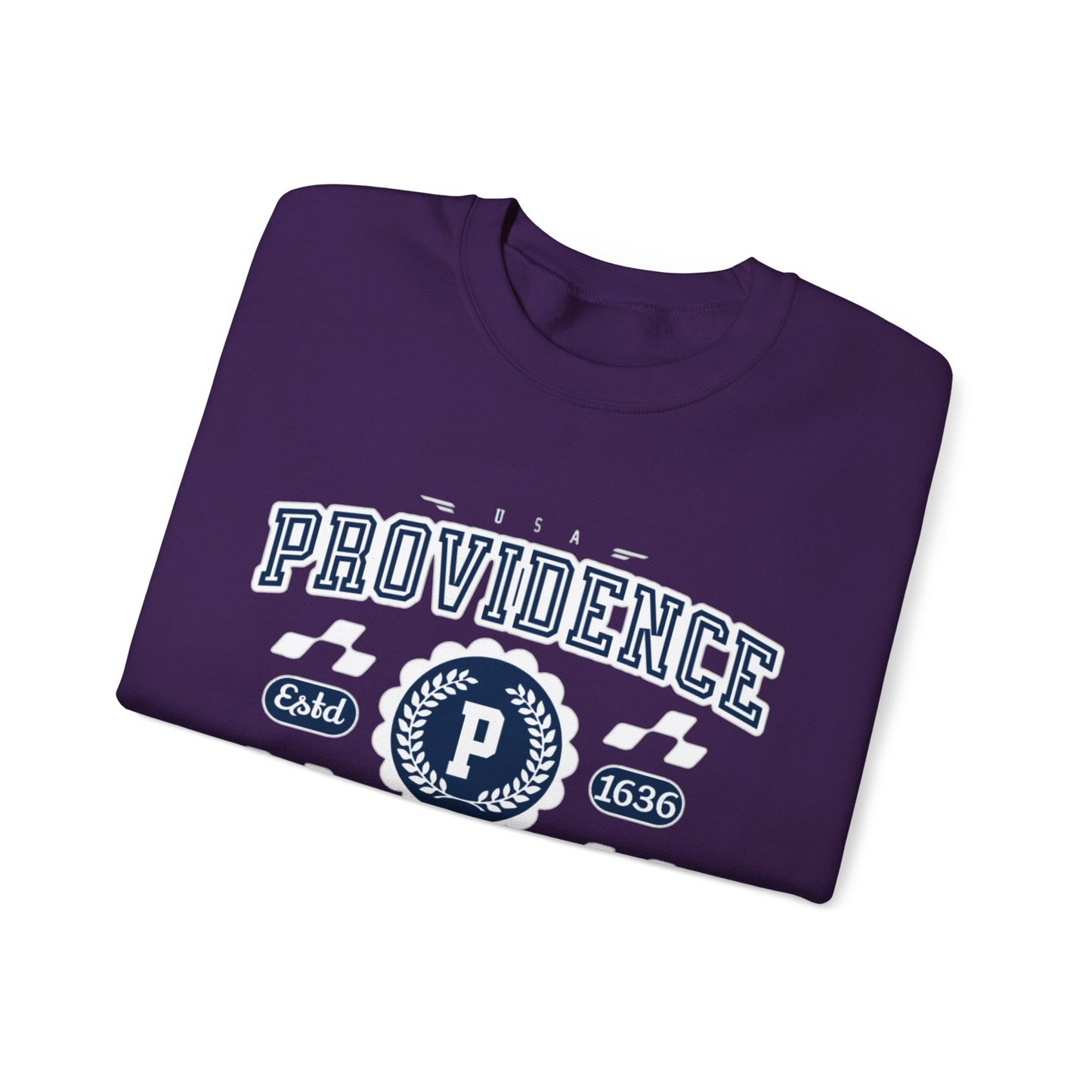Vintage Providence Rhode Island Athletic Sports Design varsity pullover sweater Crewneck Sweatshirt - Jacketon