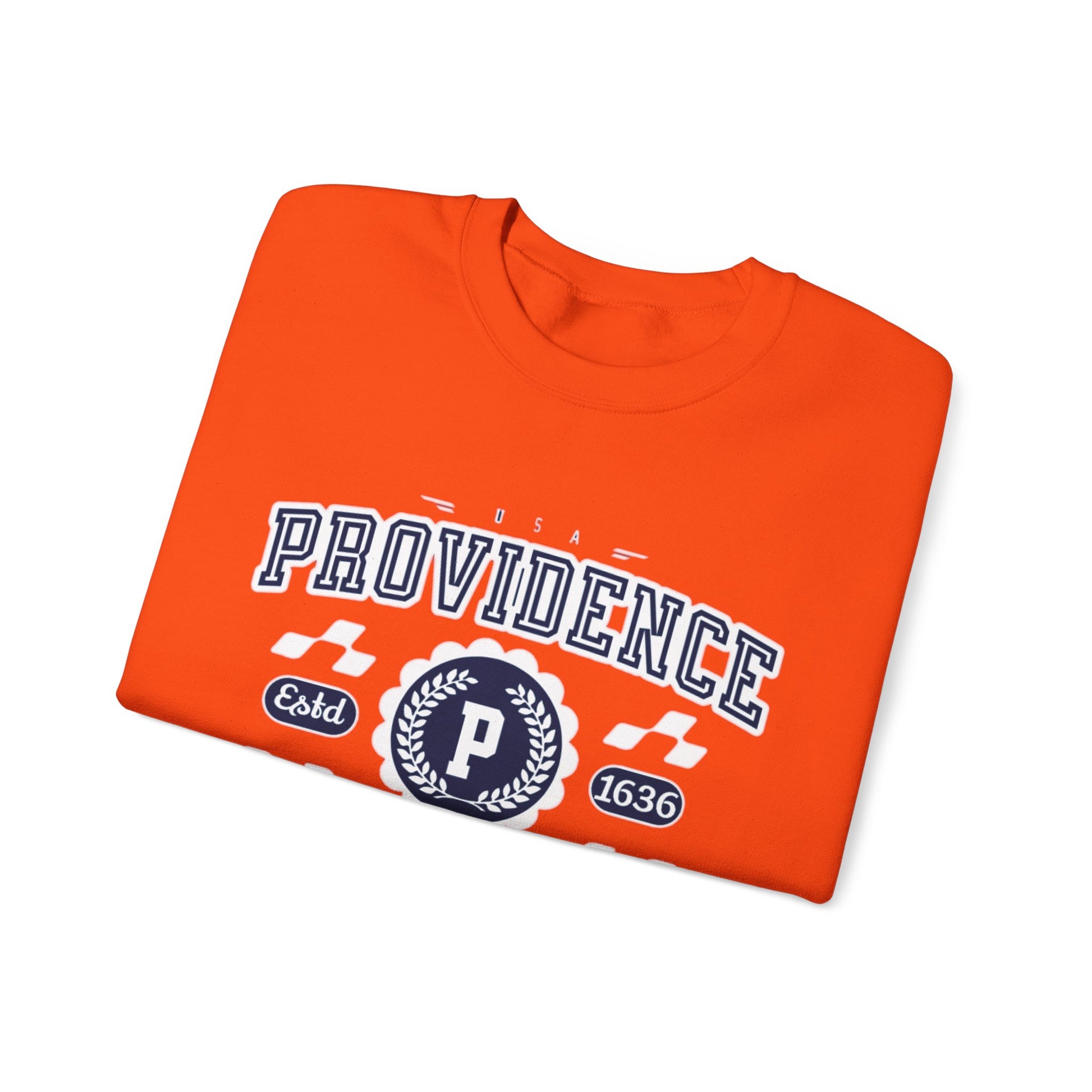 Vintage Providence Rhode Island Athletic Sports Design varsity pullover sweater Crewneck Sweatshirt - Jacketon