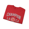 Sudadera urbana universitaria de cuello redondo de Los Ángeles, California: estilo informal y onda de la Costa Oeste