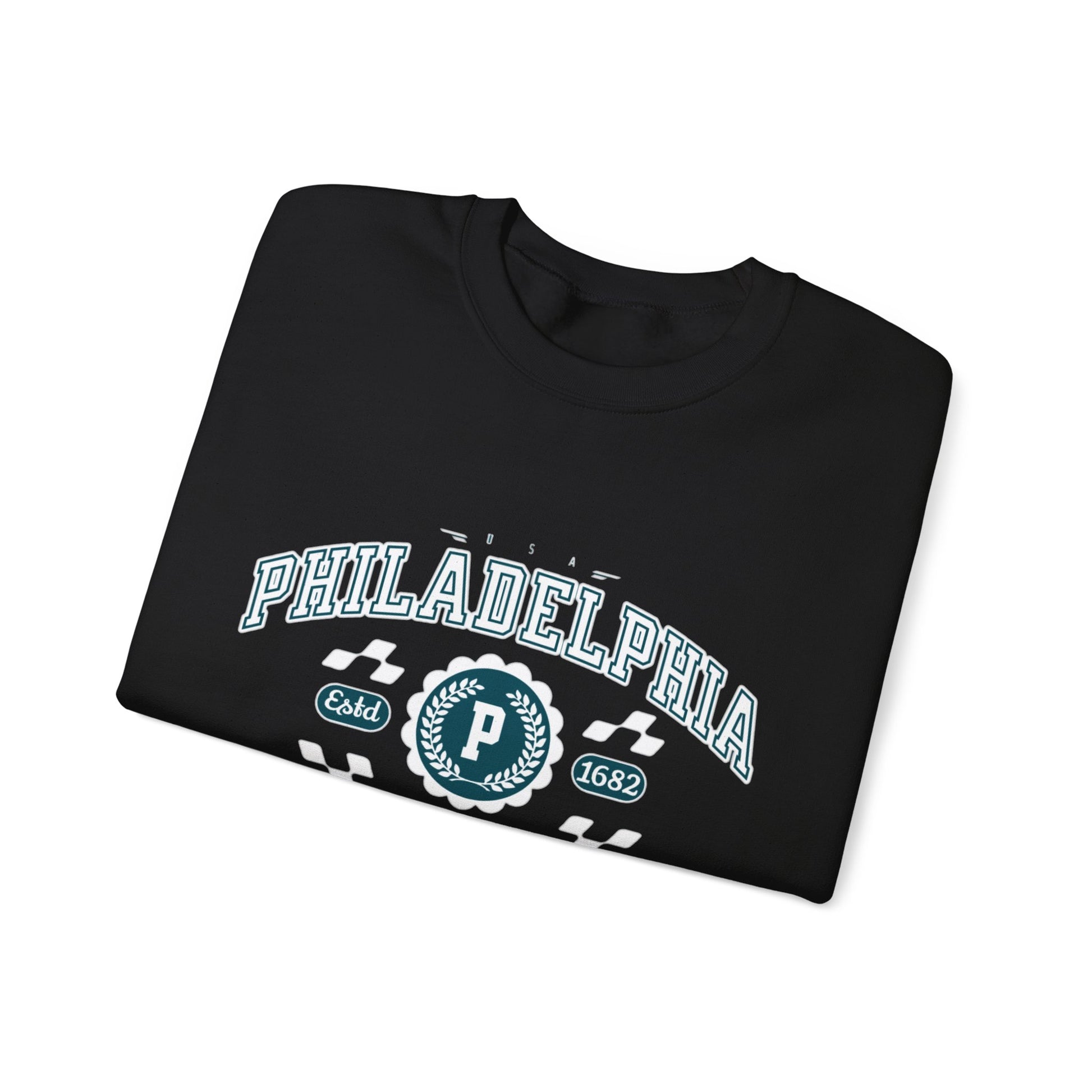 Vintage Philadelphia Pennsylvania Athletic Sports Design varsity pullover sweater Crewneck Sweatshirt - Jacketon