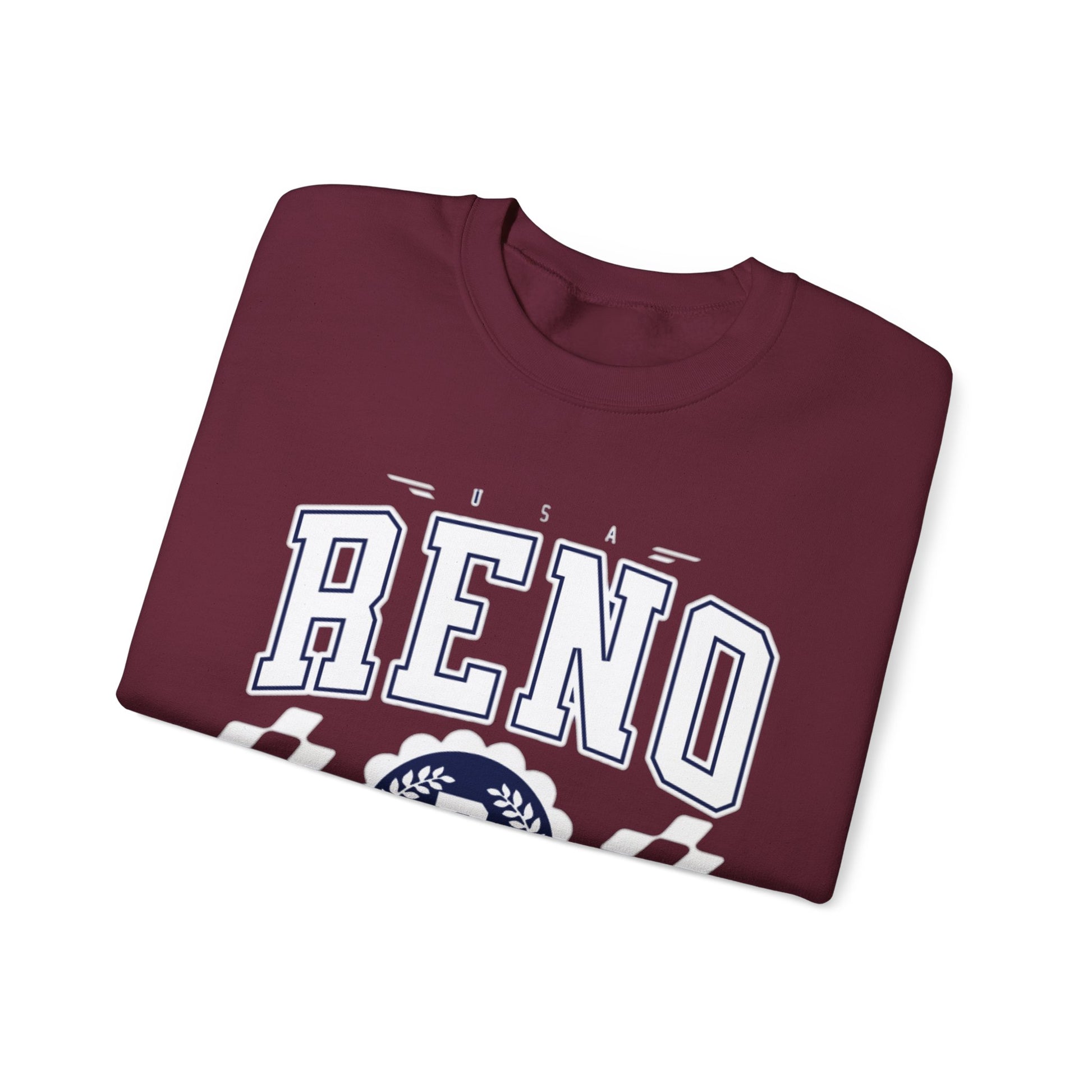 Vintage Reno Nevada Vintage Athletic Sports Design varsity pullover sweater  Crewneck Sweatshirt - Jacketon