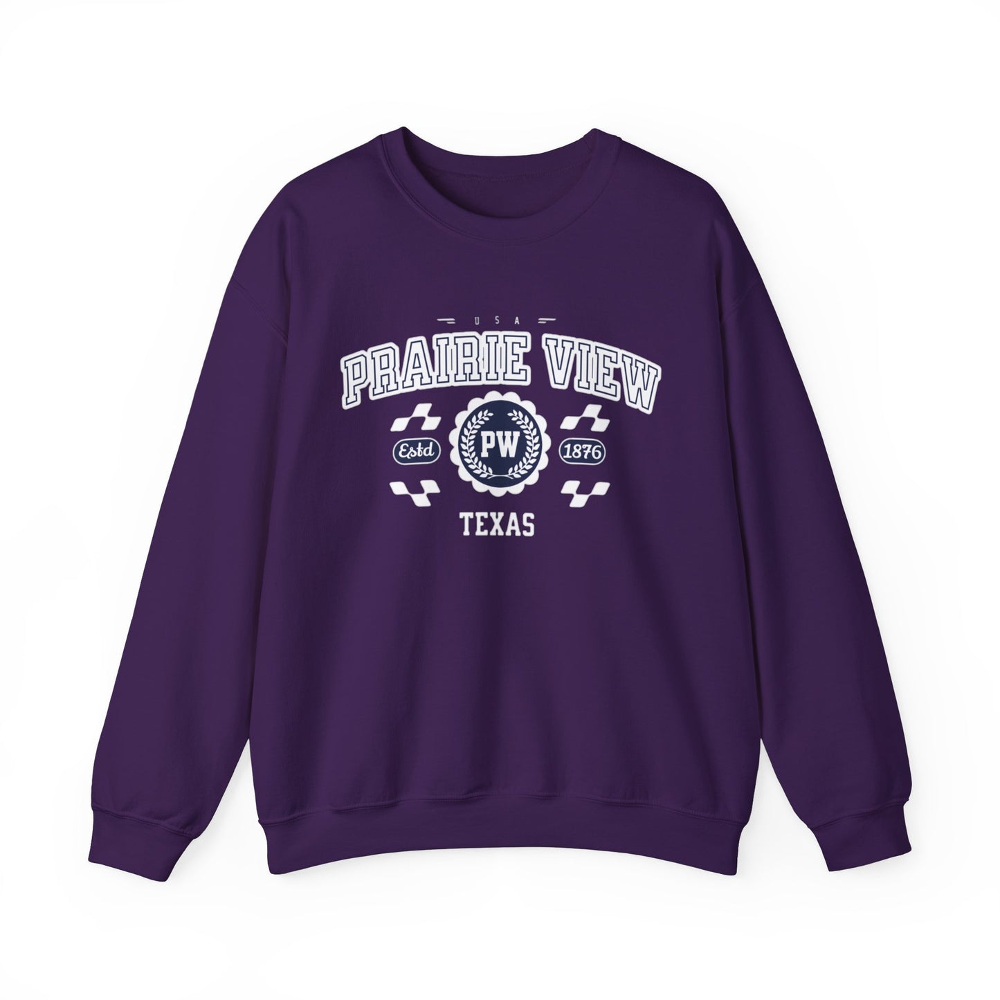 Vintage Prairie View Athletic Sports Design varsity pullover sweater  Crewneck Sweatshirt - Jacketon