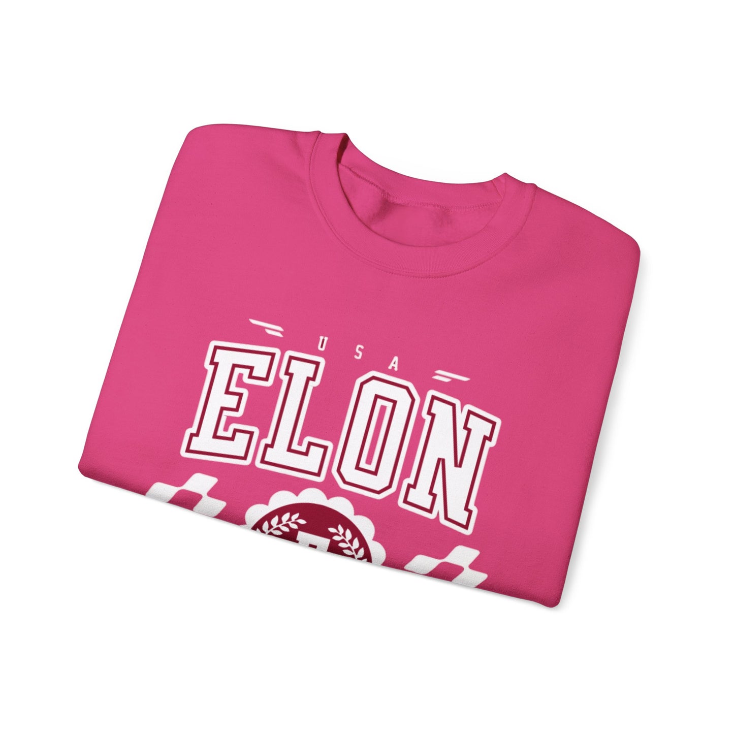 Vintage Elon North Carolina NC Athletic Sports Design varsity pullover sweater Crewneck Sweatshirt - Jacketon