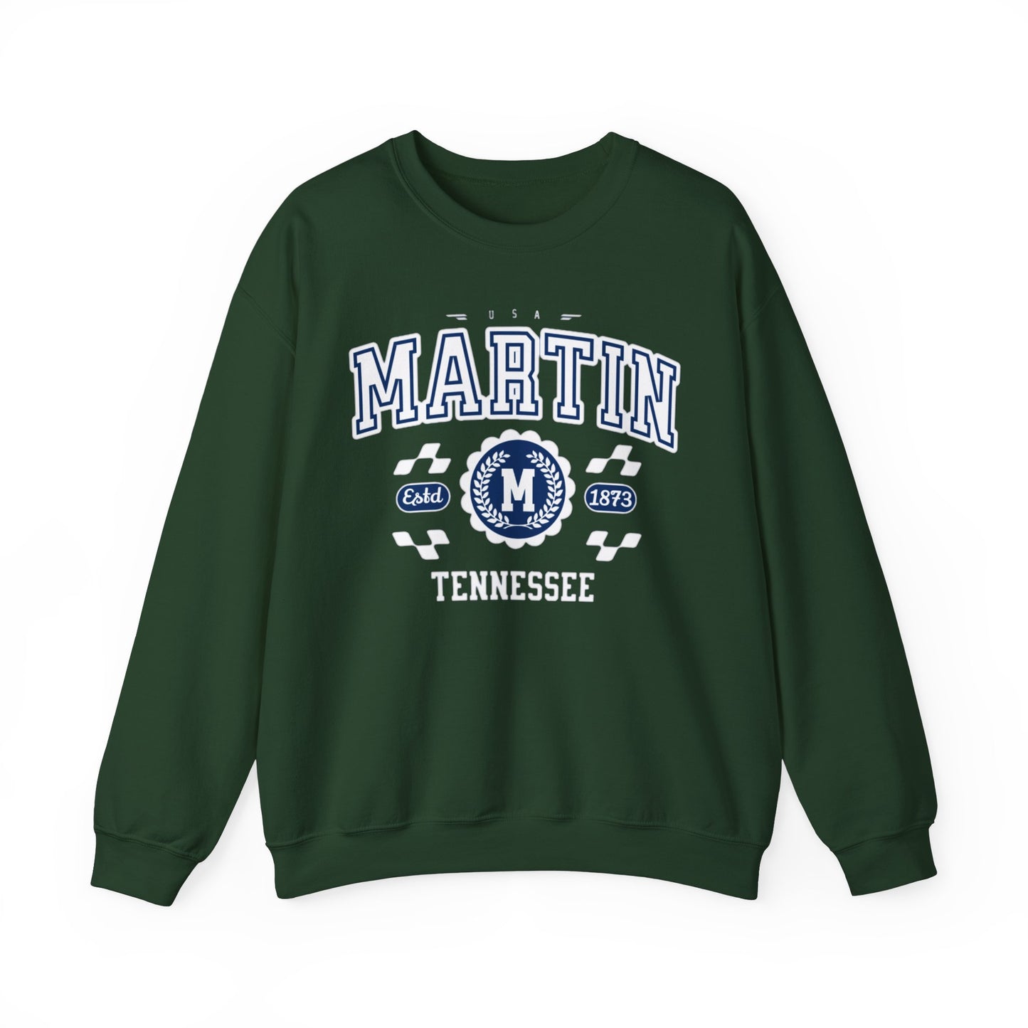 Vintage Martin Tennessee TN Athletic Sports Design varsity pullover sweater Crewneck Sweatshirt - Jacketon