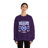Vintage Miami Florida FL  Athletic Sports Design varsity pullover sweater  Crewneck Sweatshirt - Jacketon