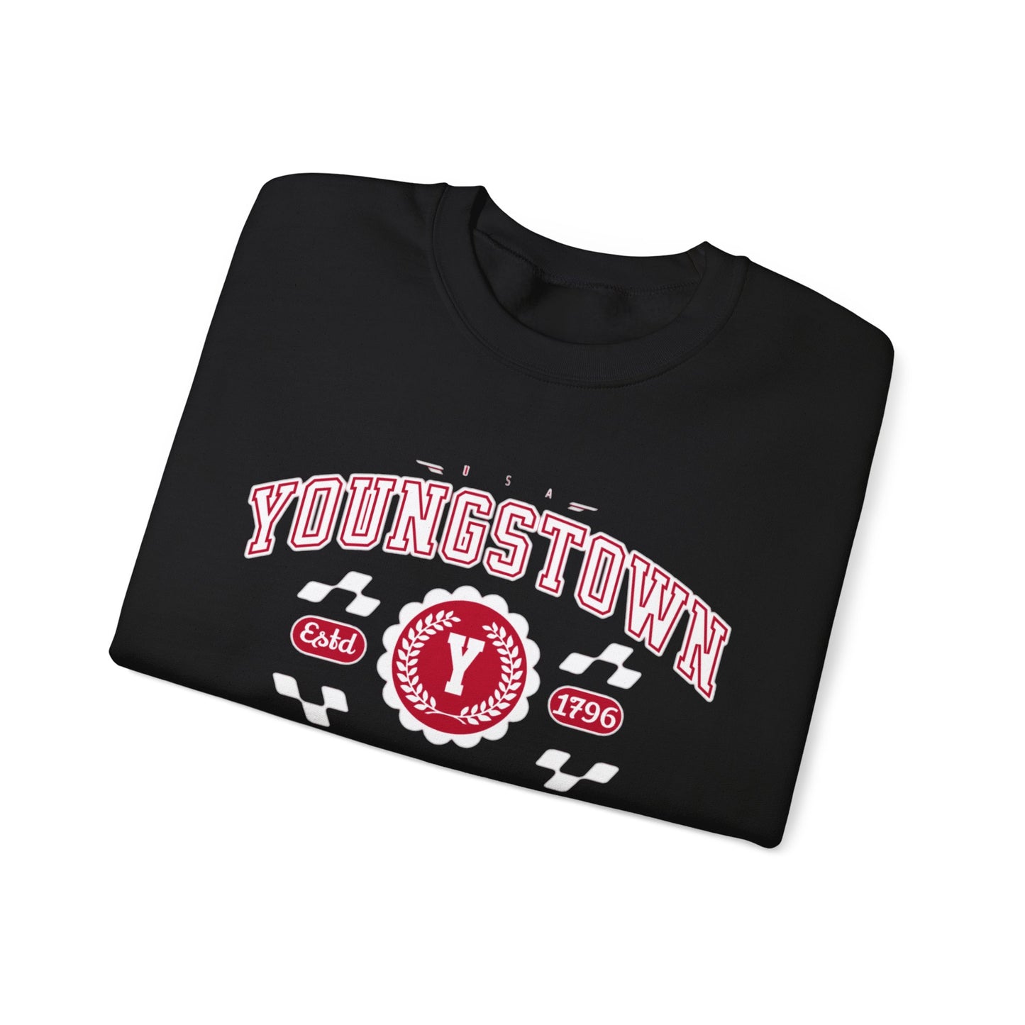 Vintage Youngstown Ohio Athletic Sports Design varsity pullover sweater  Crewneck Sweatshirt - Jacketon