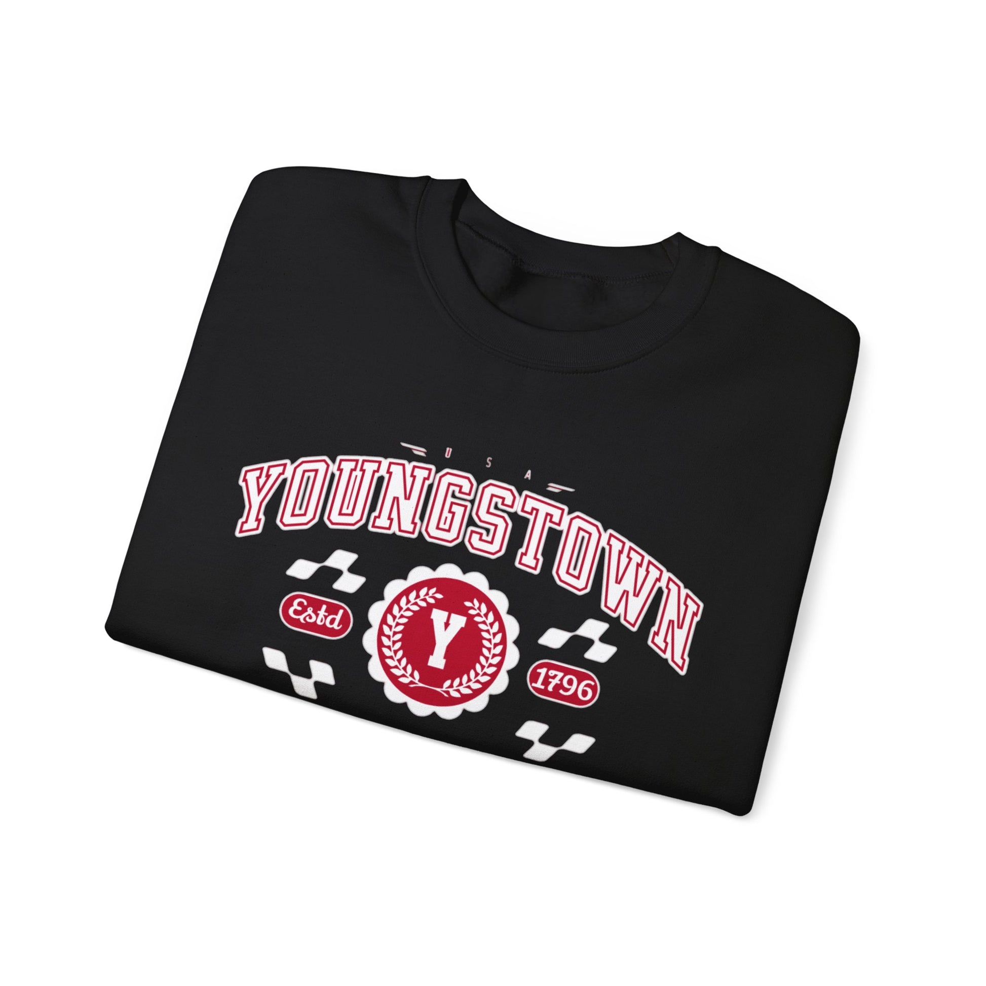 Vintage Youngstown Ohio Athletic Sports Design varsity pullover sweater  Crewneck Sweatshirt - Jacketon