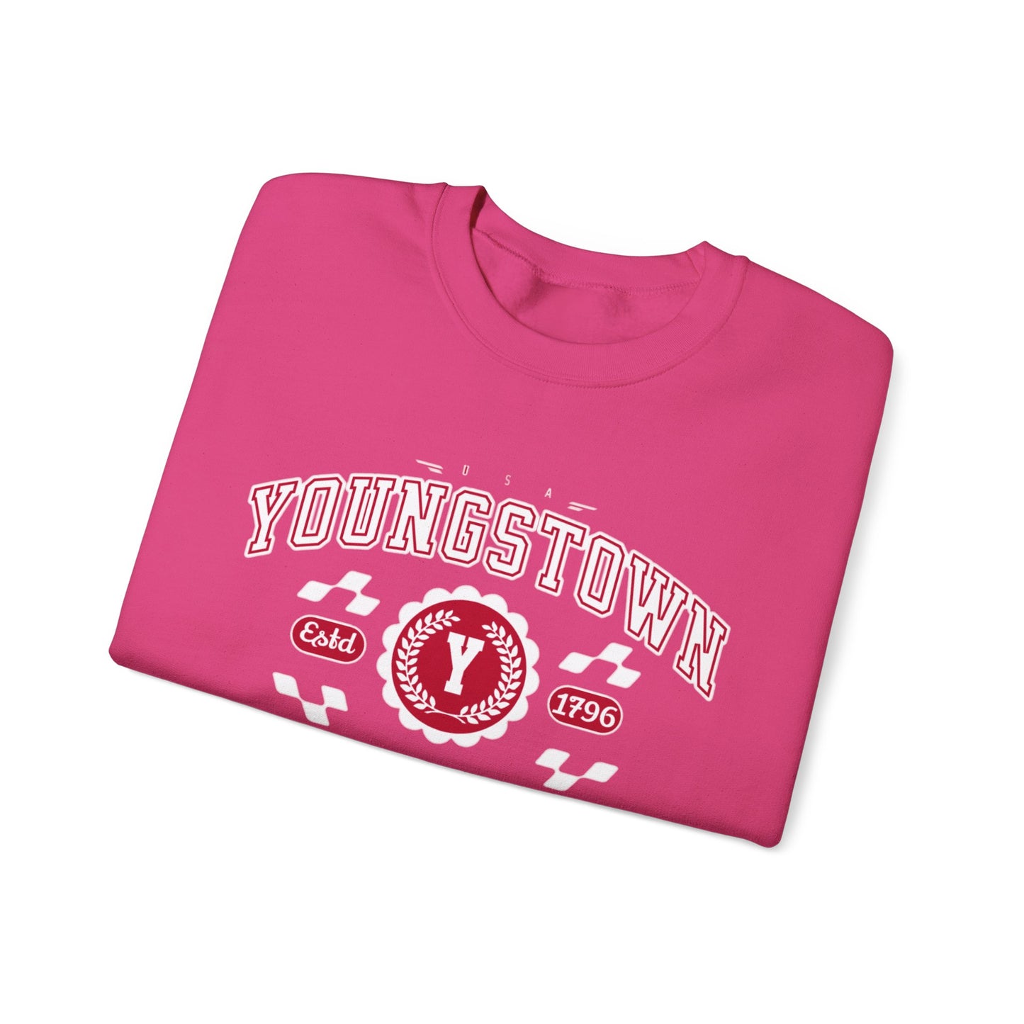 Vintage Youngstown Ohio Athletic Sports Design varsity pullover sweater  Crewneck Sweatshirt - Jacketon