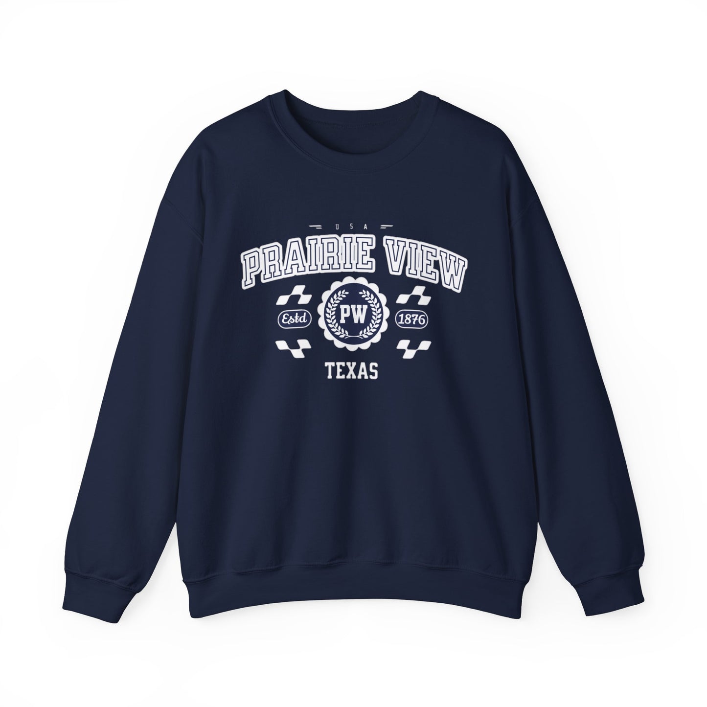 Vintage Prairie View Athletic Sports Design varsity pullover sweater  Crewneck Sweatshirt - Jacketon