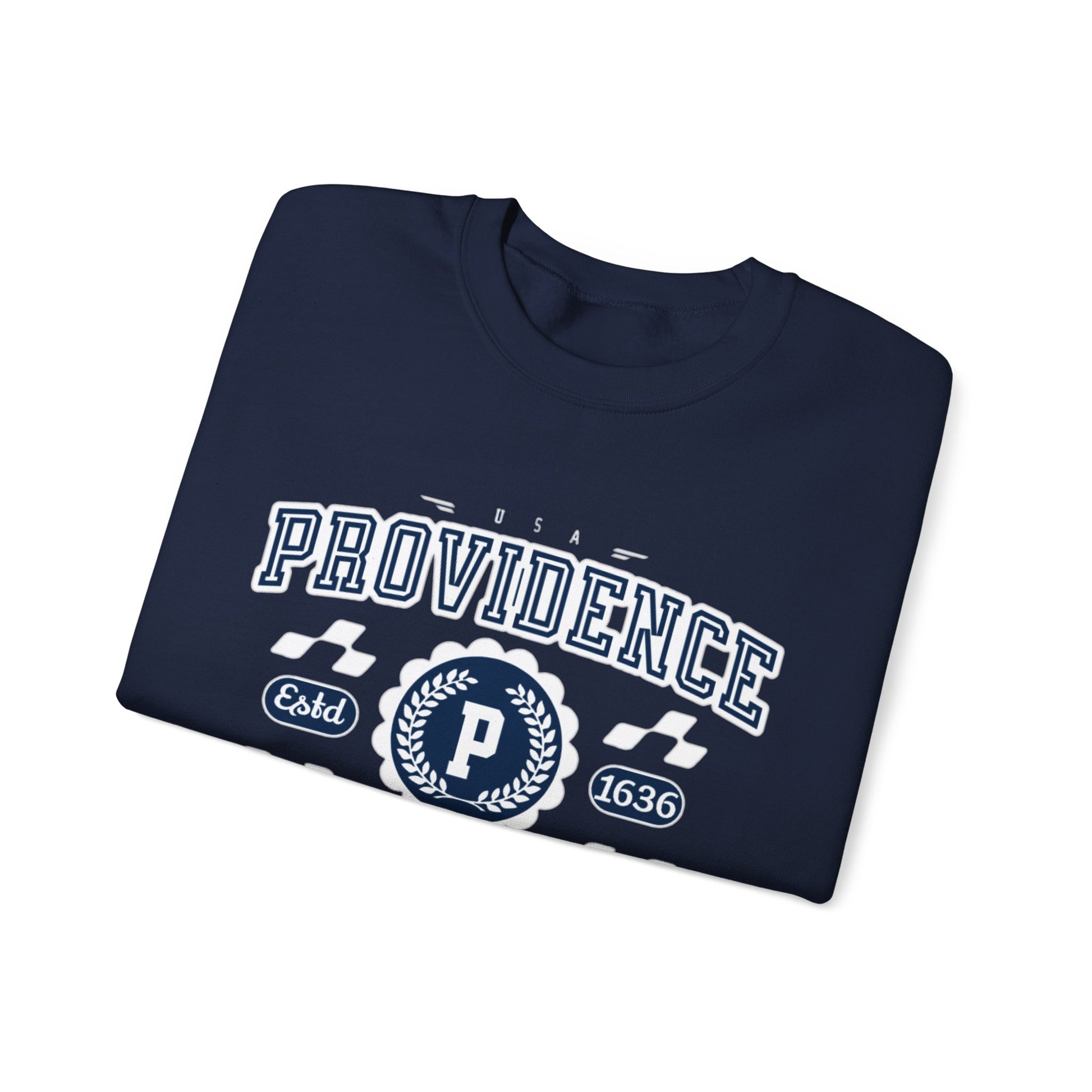 Vintage Providence Rhode Island Athletic Sports Design varsity pullover sweater Crewneck Sweatshirt - Jacketon