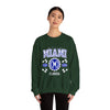 Vintage Miami Florida FL  Athletic Sports Design varsity pullover sweater  Crewneck Sweatshirt - Jacketon
