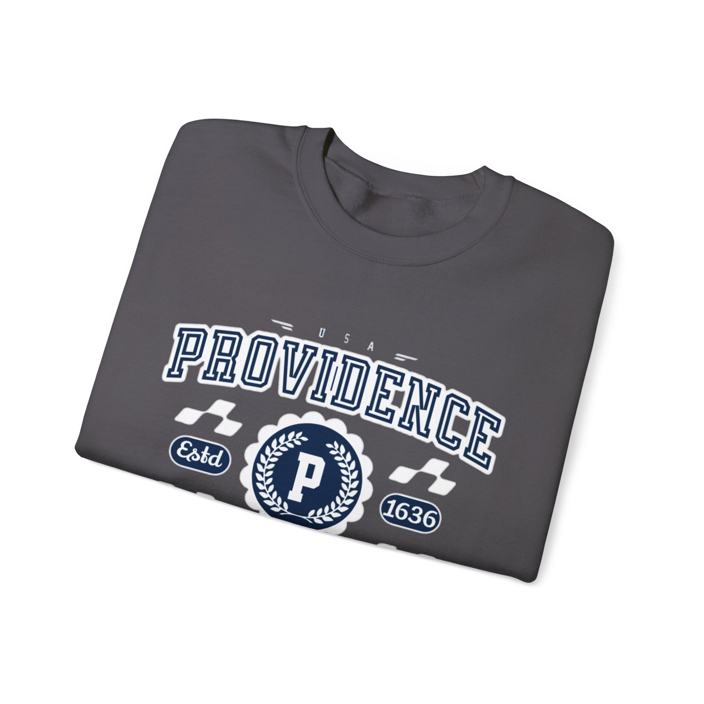 Vintage Providence Rhode Island Athletic Sports Design varsity pullover sweater Crewneck Sweatshirt - Jacketon