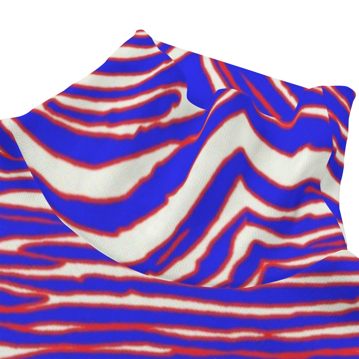 Suéter de punto de cuello alto unisex con estampado de cebra de los Buffalo Bills de la NFL