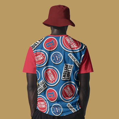 Detroit Pistons Classic Round Neck T-Shirt for Comfortable Daily Wear