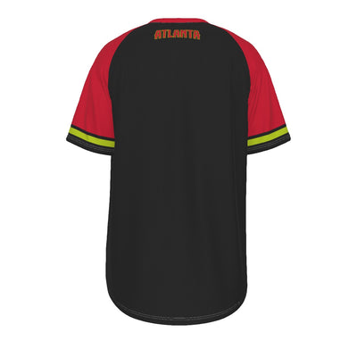 Varsity Atlanta Hawks NBA basketball O-neck Short Sleeve T-shirt
