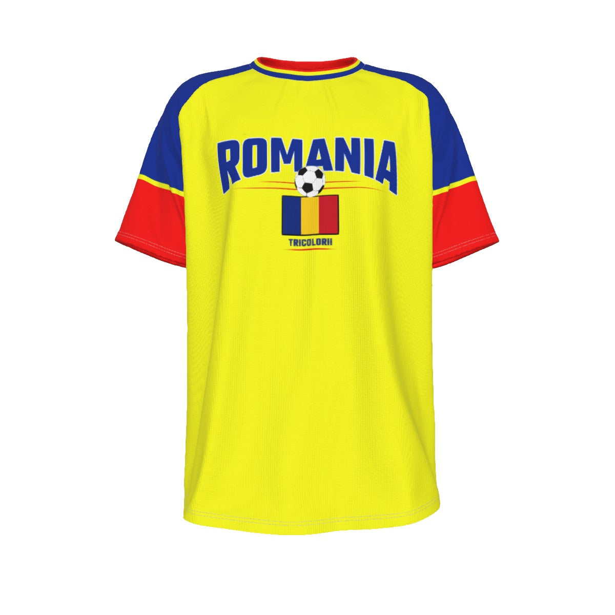 ROMANIA Euro football team O-neck Short Sleeve T-shirt
