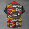 Kansas City Chiefs Stand Collar Shirt|110GSM Imitation Flax