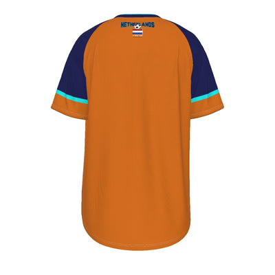 NETHERLAND Euro football team orange O-neck Short Sleeve T-shirt