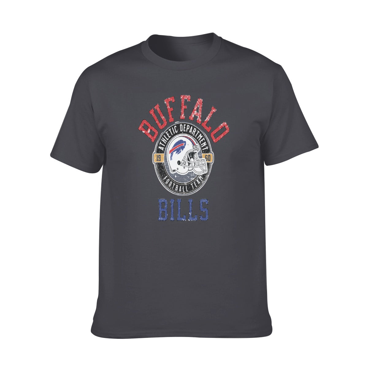 Buffalo Bills O-neck Short Sleeve T-Shirt | 180GSM Cotton (DTF)