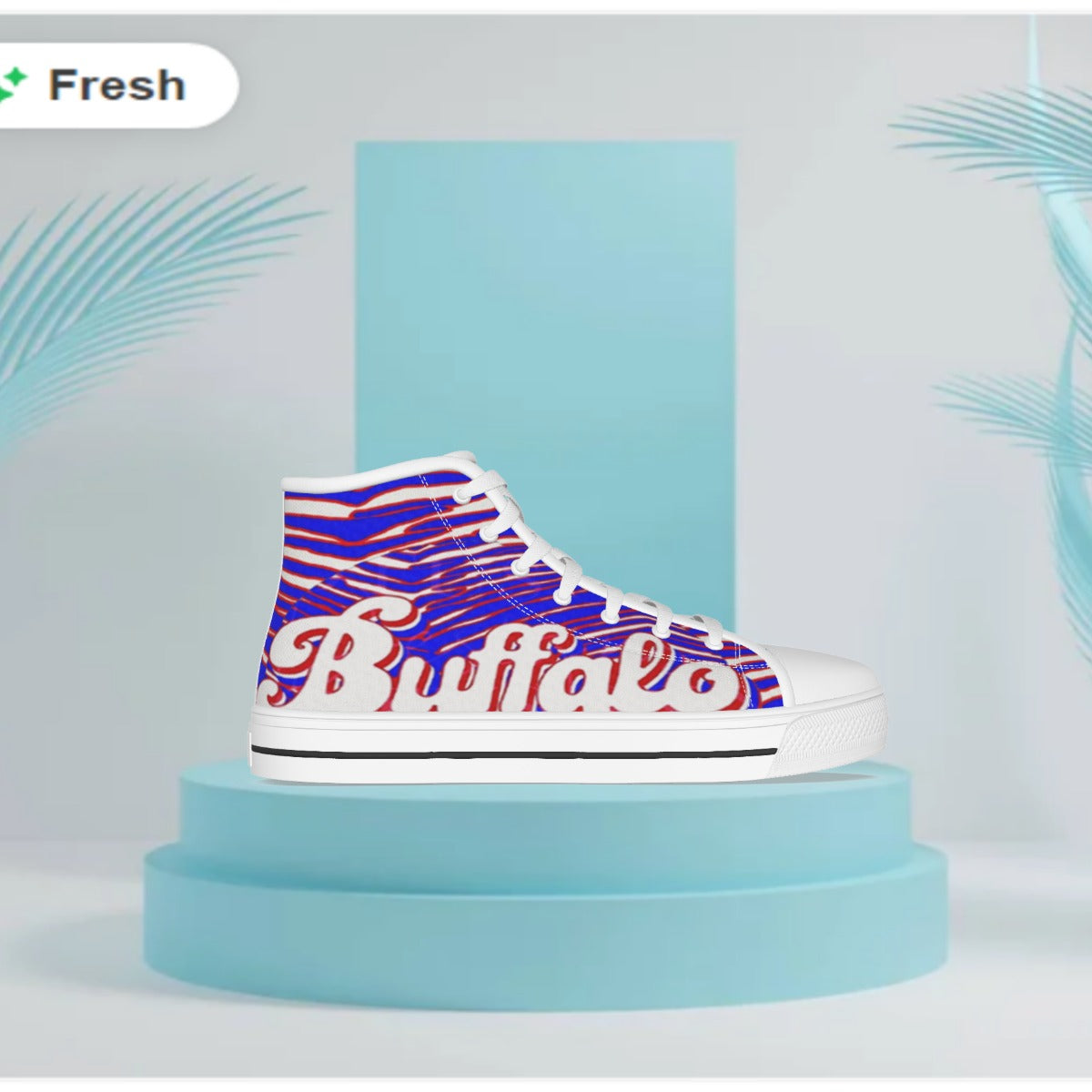 Buffalo Bills zubaz Canvas Shoes